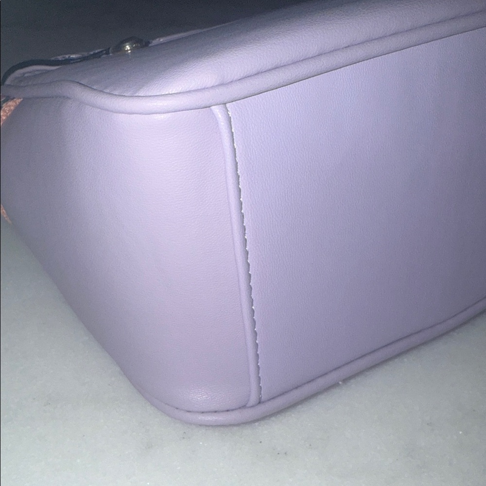 Lavender Quilted Women's Bag - Picture 5 of 11